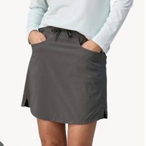Patagonia Gray Lightweight Tech Skort Sz Small